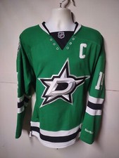Jamie Benn Reebok Authentic Dallas Stars Hockey Jersey Adult sz Large Green