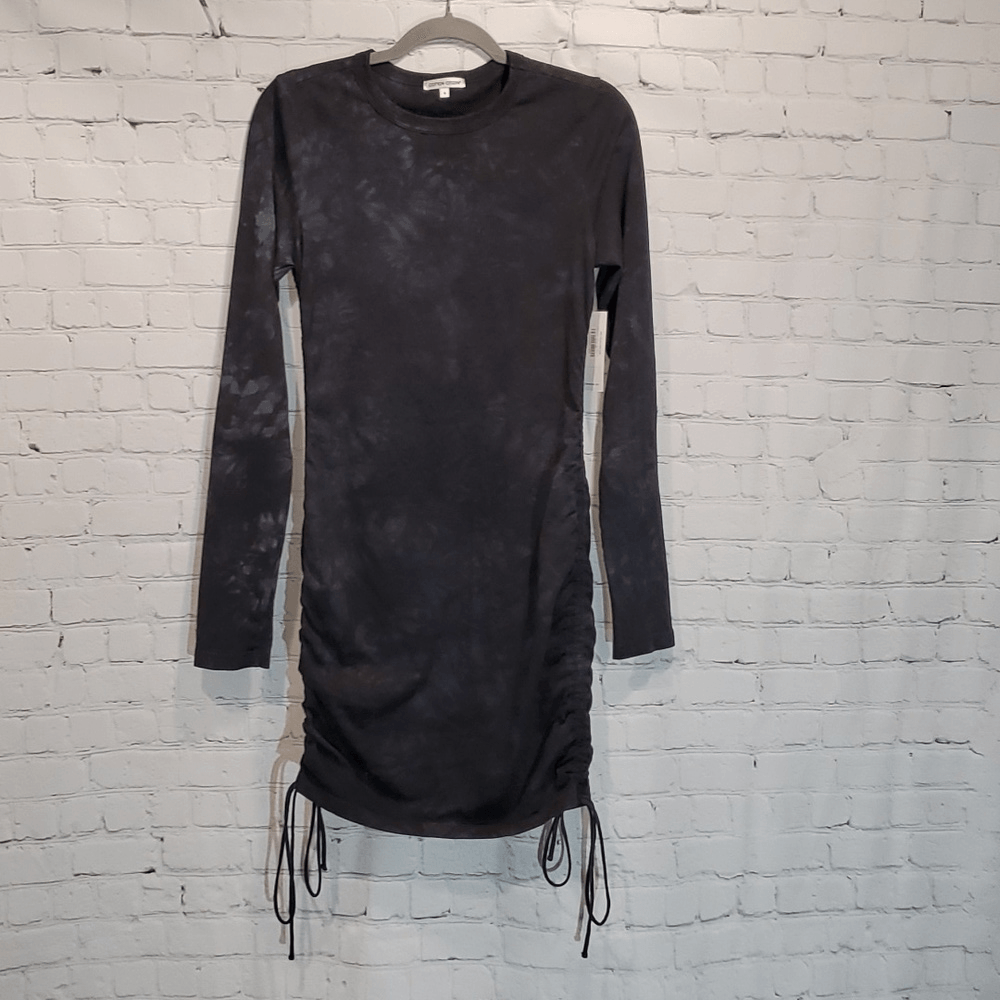 Cotton Citizen Lisbon shirt dress in graphite crystal NWT
