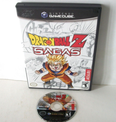 Dragon Ball Z DBZ Sagas Nintendo GameCube Game & Case Fighting