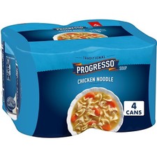 Progresso Traditional, Chicken Noodle Soup, 19 oz.    Pack of 4 