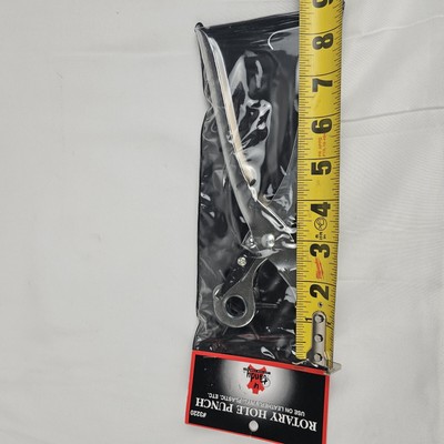 Tandy Rotary Hole Punch 3220 Leather Vinyl Plastic 6 Different Hole Sizes *NEW*