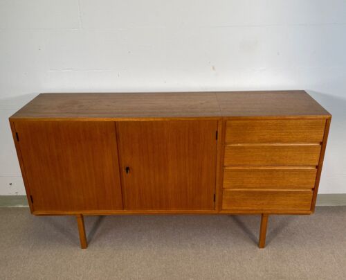 Sideboard, Anrichte, Halbschrank, Midcentury, Teakholz, wohnfertig - Bild 2 von 20