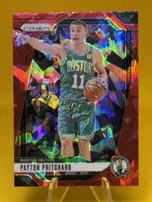 2024-25 Panini Prizm #46 Payton Pritchard Red Ice Boston Celtics