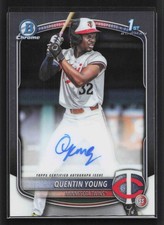 2025 Bowman Draft #CPA-QY Quentin Young Chrome Prospect Autographs