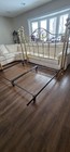 King Sized Brass Headboard and Frame LOCAL PICKUP ONLY IN DES PLAINES IL  — photo 2