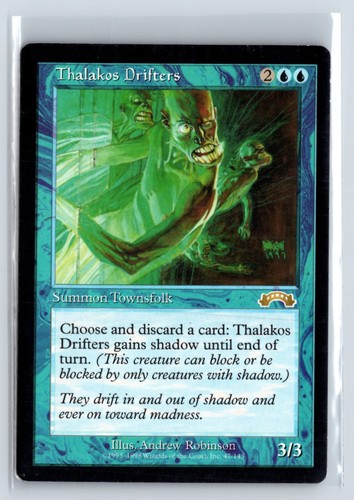 Thalakos Drifters Exodus Rare – MTG Magic the Gathering Card - Picture 1 of 5