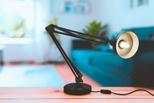 VINTAGE ANTIQUE LARGE INDUSTRIAL ANGLEPOISE TABLE DESK LAMP 1950's