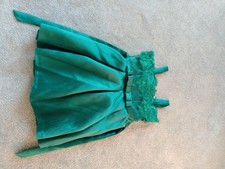 dark green girls party dress.age 4-5