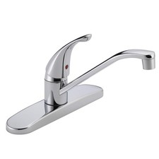 Kitchen Sink Faucet Single Handle Chrome P110LF 1.5 GPM Peerless