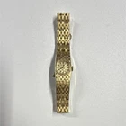 Seiko Women’s Vintage 1970s Gold Tone Checkered Dial Manual Bracelet Watch