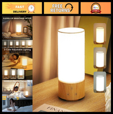 10,000 LUX Light Therapy Lamp - UV Free, 3 Color Temp, 5 Brightness Levels, Roun