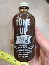 Vintage Jones Motor Purr Tune Up 7 1/2 Oz Full Bottle