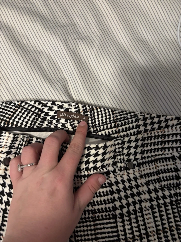 Calça quadriculada J.McLaughlin - Imagem 3 de 4