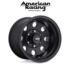 American Racing Wheels Rims Baja 17x8 5x135 0mm Satin Black