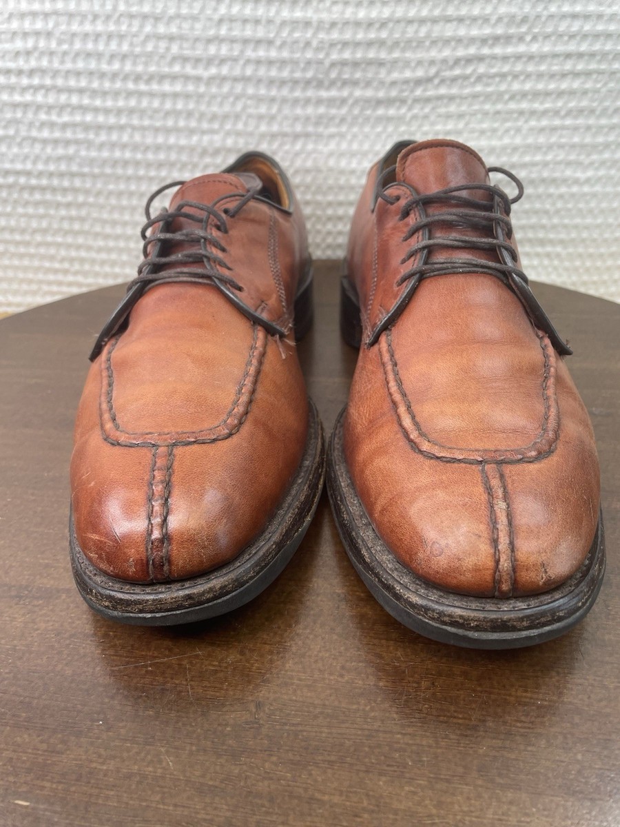 Allen Edmonds Dellwood Brown Leather Vibram Sole Derby Dress  display picture 3