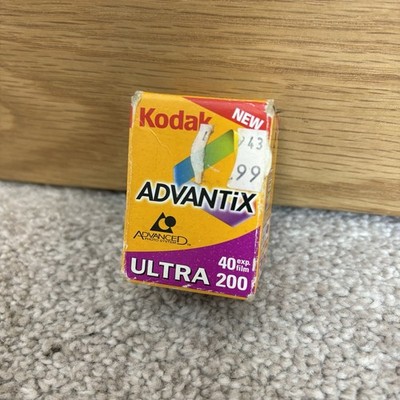 Kodak Advantix Ultra APS camera film ISO 200, 40 Exposures