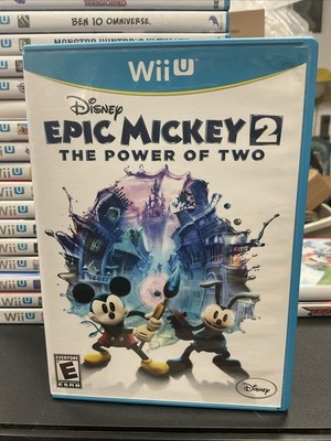 Epic Mickey 2 the Power of Two - Nintendo Wii U Mouse Disney Game Used II