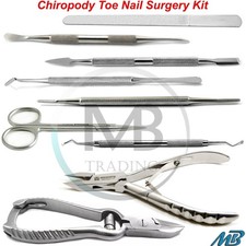 Chiropody Ingrown Toe Nail Surgery Kit Podiatry Nail Cutter Nail File Lifter