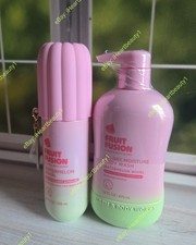 bath and body works fruit fusion watermelon whirl body wash and perfume mist