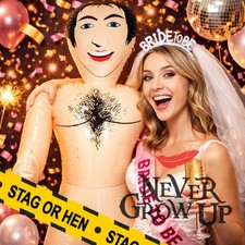 NGU 150CM INFLATABLE NOVELTY MALE MAN DOLL STAG HEN NIGHT PARTY FUN