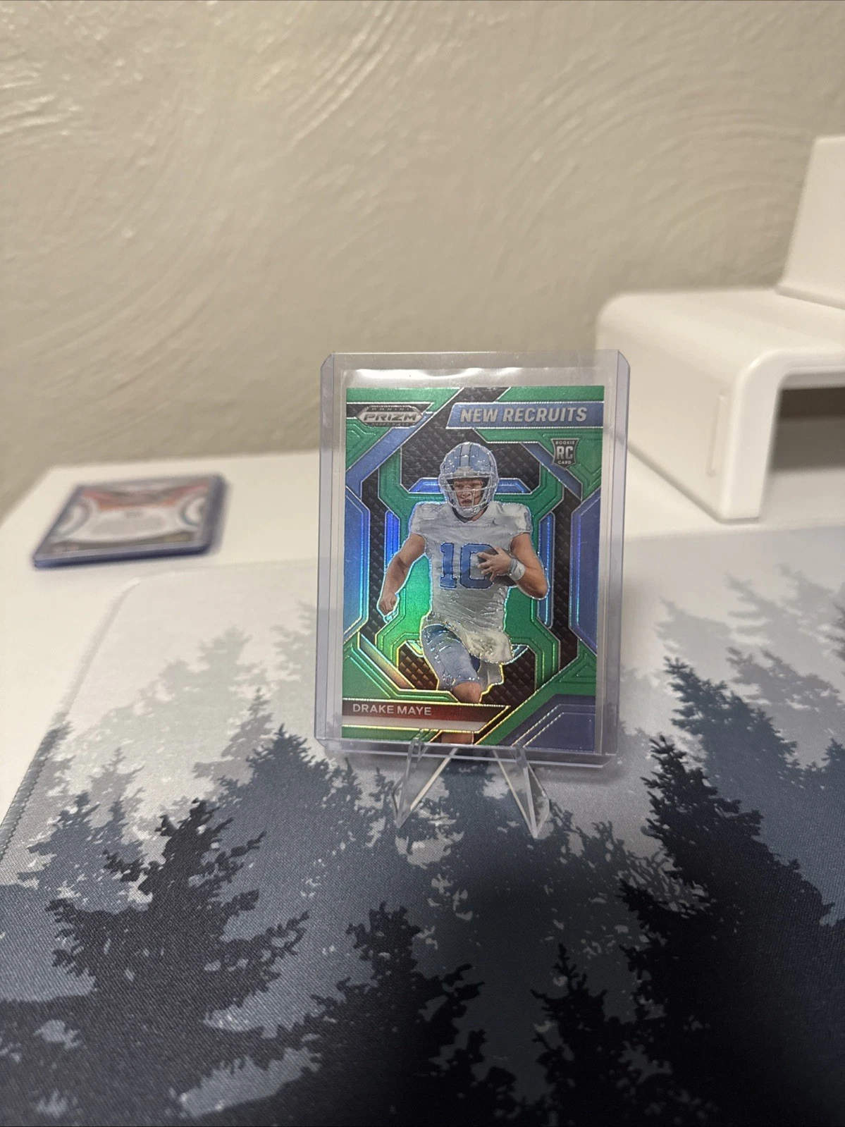 2024 Panini Prizm Draft Picks - New Recruits Drake Maye #NR-DME Green Prizm (RC)