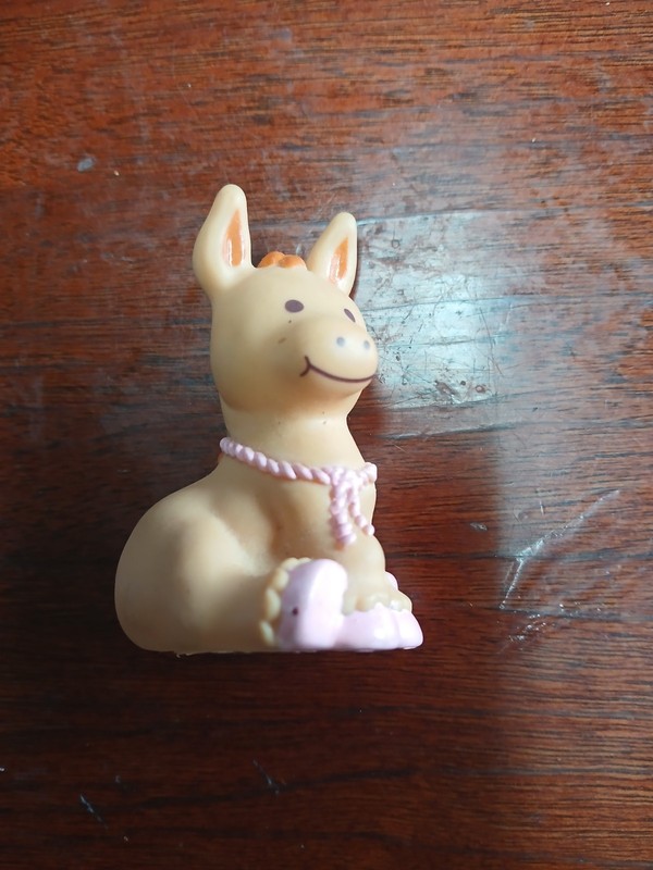 Vintage Strawberry Shortcake Cafe Ole Burrito Donkey Pet 1983 Figure