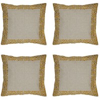 4Er Set Zierkissen Dekokissen Kissenbezug Kissen Sofakissen Kopfkissen 40X40Cm