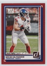 2025 Panini Donruss Press Proof Red Micah McFadden #55 m5e