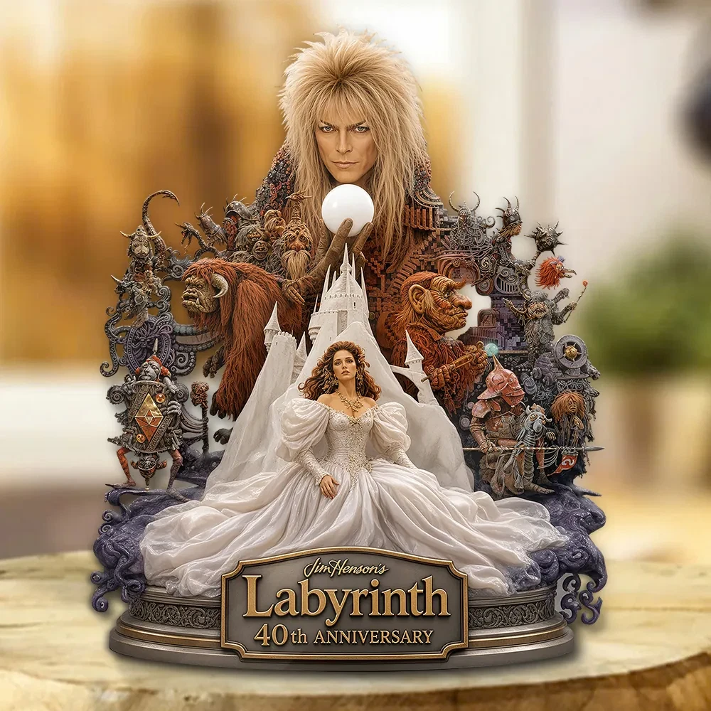 Labyrinth 40th Anniversary Shape Acrylic Plaque