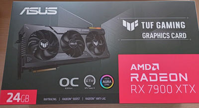 ASUS TUF Gaming Radeon RX 7900 XTX OC 24GB GDDR6 Grafikkarte