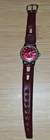 Vintage Timex Watch Womens SilVER/ Red Dial Date Manual Wind Mechanical( WORKS)