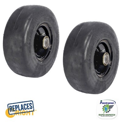 Carlisle Reliance 11x4.00-5 Flat Free Wheel fits Wright Stander 72460026 2-Pack