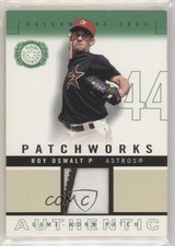 2003 Fleer Patchworks Game-Worn Patch Green /100 Roy Oswalt #PW-RO2 Patch 11rv