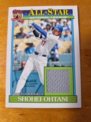 2026 Topps Series 2 Shohei Ohtani #91ASR-SO 1991 All-Star Relic Card Dodgers