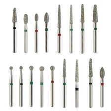 Dental Diamond Burs FG Round End Taper Football Ball for High Speed Bur 856 850