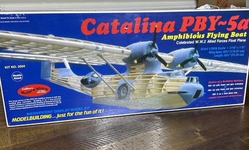 Guillows Build N Show Catalina PBY-5a Flying Boat Model Kit 2004 1/28