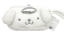 Sanrio Characters Official Plush Doll Silver Pompompurin Square Pouch Mini Bag