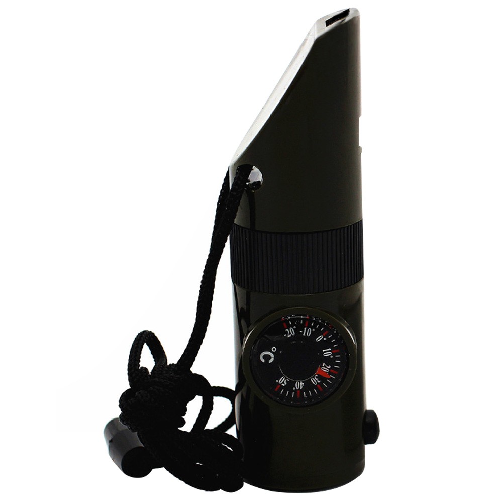 Outdoor Survival Whistle Compass Flashlight For Camping Recommended