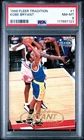 KOBE BRYANT w/MICHAEL JORDAN 1998 FLEER TRADITION PSA 8 ! *ONE CARD TWO GOATS !