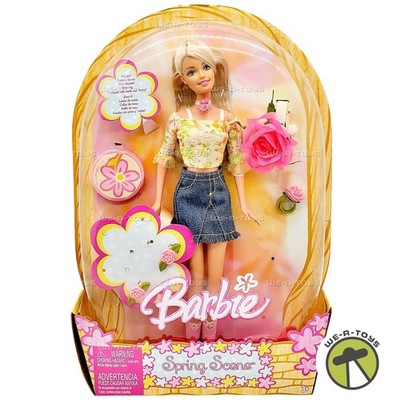 Spring Scene Barbie Doll 2005 Mattel H8252