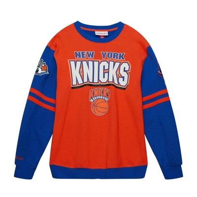 New York Knicks NBA Mitchell & Ness All Over Crew 2.0 Sweatshirt-L