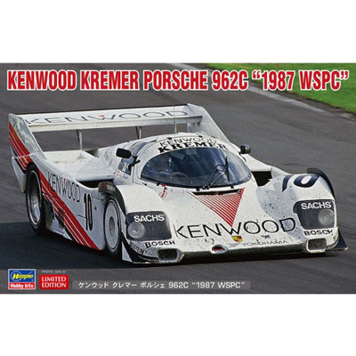 KENWOOD KREMER PORSCHE 962C 1987 WSPC KIT 1:24 Hasegawa Kit Auto Neues Modell
