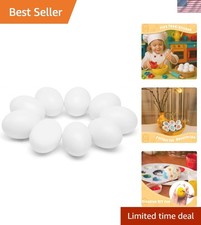 9 PCS Hyper-Realistic Wooden Eggs   Perfect for Toddler Imaginative Play  Decor