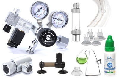 Ultimate-Pro zweistufige CO2-Anlage für bepflanzte Aquarienbecken 20L - 500L+