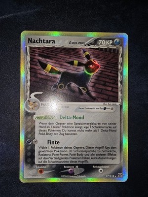 Pokemon Umbreon/Nachtara δ Delta 17/113 DE - EX Delta Species - LP