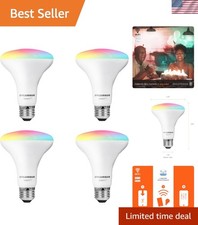 Sylvania WiFi LED Smart Bulbs - 4 Pack, 65W Equivalent with Full Color Tunabl...