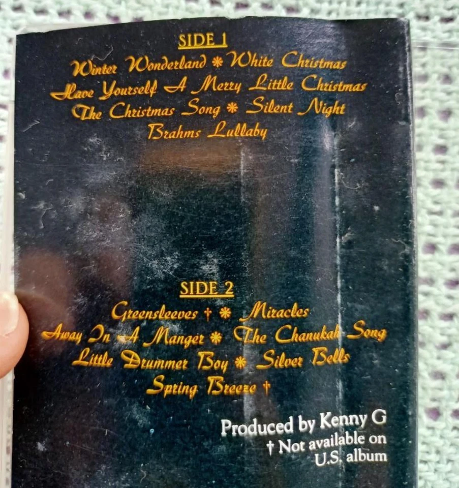 Kenny G : Miracles - The Holiday Album ( Cassette Tape ) - Image 3 of 4