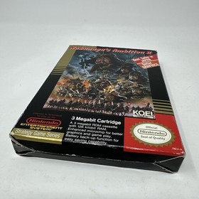 Nobunaga's Ambition II (Nintendo Entertainment System, 1991) NES CIB TESTED!
