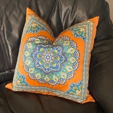 POTTERY BARN Silk Throw Pillow Cover + Down I...