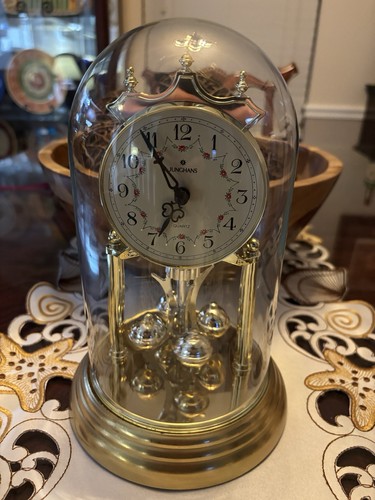 Vintage Junghans Quartz Torsion Anniversary Clock